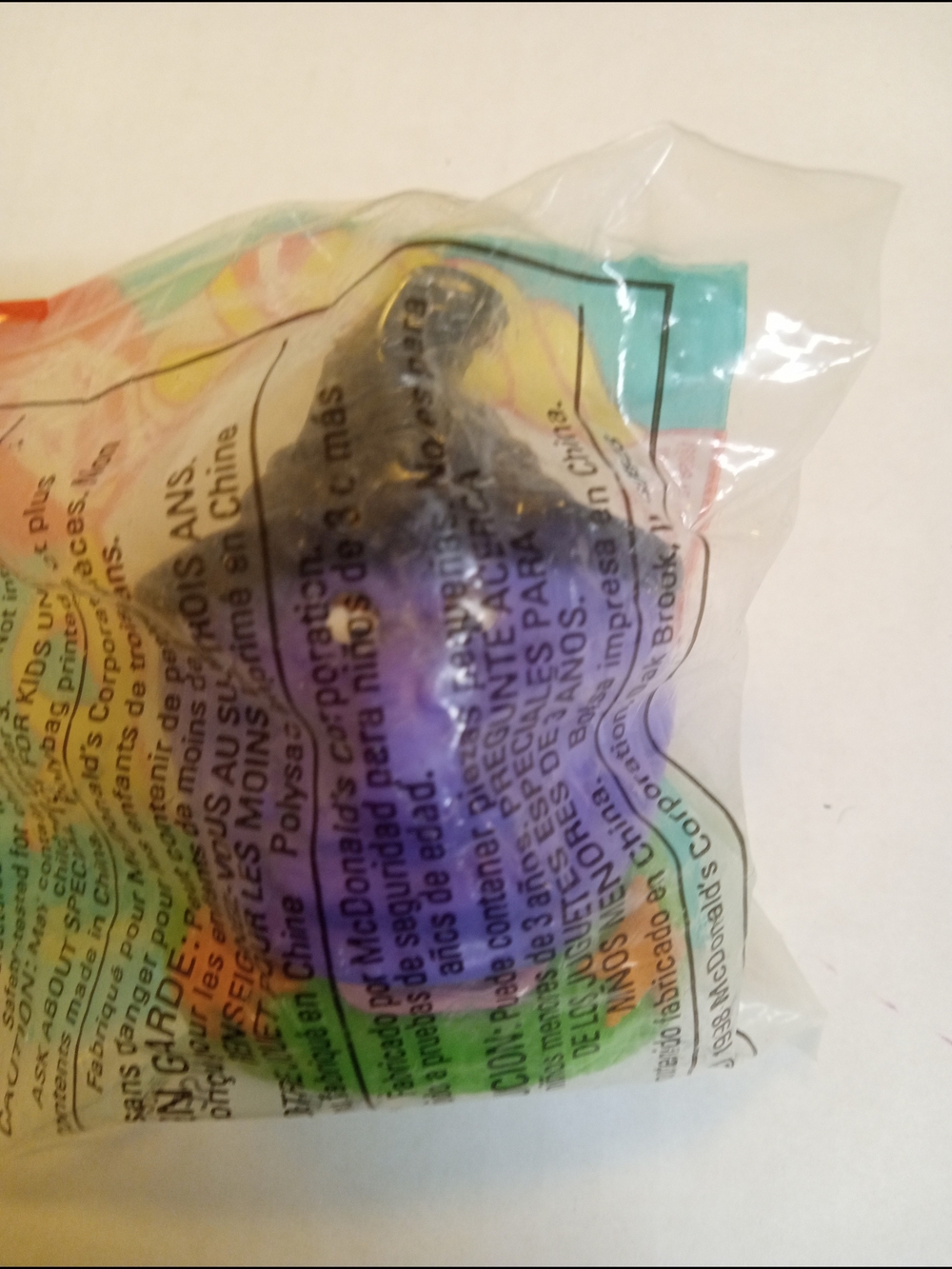 Vintage Halloween McDonalds Happy Meal Toy, IAM Hungry Toy, Number 1, 1998, NIP